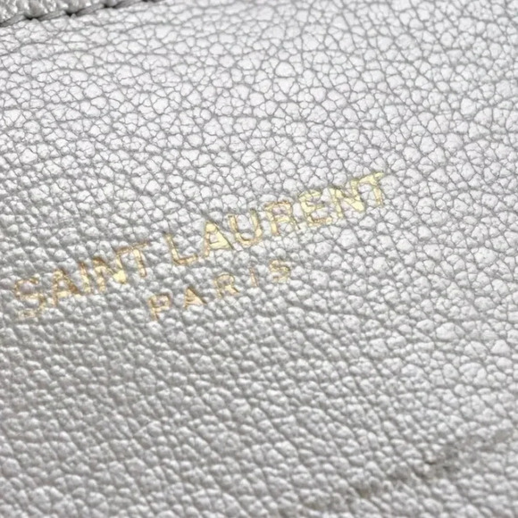 Yves Saint Laurent Silver Tote Bag - Picture 7 of 15
